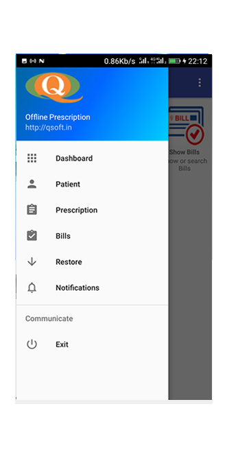 Mobile App Prescription Pad